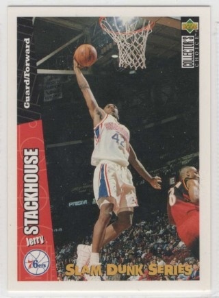 1996 Upper Deck Slam Dunk Series - #26 Jerry Stackhouse - Philadelphia 76ers