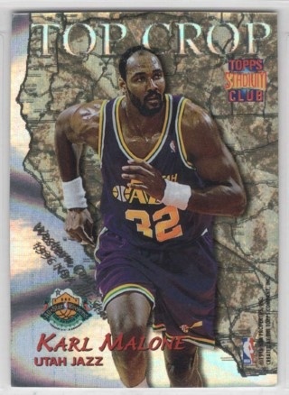 1996-97 Stadium Club - Top Crop #TC06 - Karl Malone / Vin Baker - Utah Jazz / Milwaukee Bucks