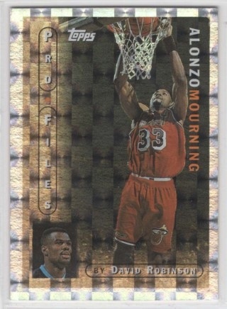 1996-97 Topps - Pro Files #PF-17 - Alonzo Mourning - Miami Heat