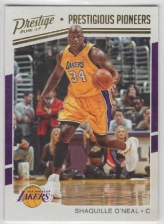 2016-17 Prestige - Prestigious Pioneers #02 - Shaquille O'Neal - LA Lakers