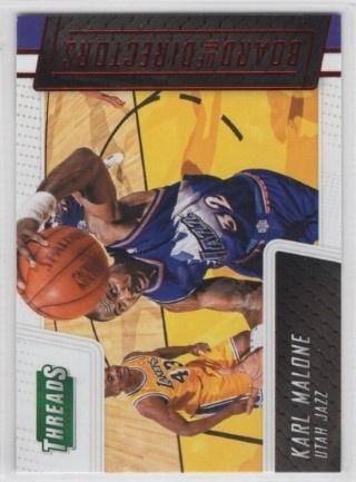 2016-17 Panini Threads - Board of Directors Century Proof Red #11 - Karl Malone - Utah Jazz