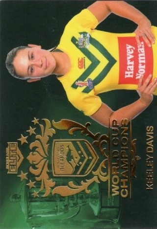 NRL - 2023 Elite - World Cup Champions #WCC28 - Keeley Davis - Australian Jillaroos