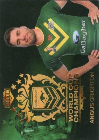 NRL - 2023 Elite - World Cup Champions #WCC06 - Angus Crichton - Australian Kangaroos