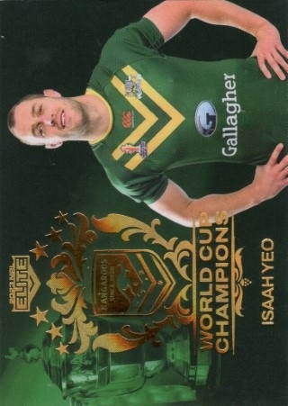 NRL - 2023 Elite - World Cup Champions #WCC18 - Isaah Yeo - Australian Kangaroos