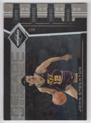 2010-11 Limited - Decade Dominance #17 - John Stockton SN149 - Utah Jazz