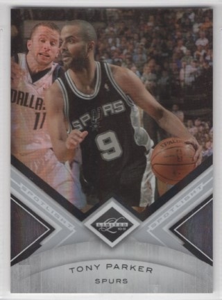 2010-11 Limited - Silver Spotlight #070 - Tony Parker SN149 - San Antonio Spurs