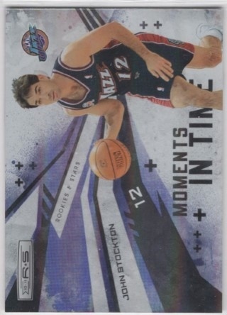 2010-11 Rookies & Stars - Moments in Time Holofoil #11 - John Stockton SN199 - Utah Jazz