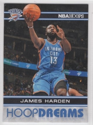 2011-12 Hoops - Hoops Dream #03 - James Harden - OKC Thunder
