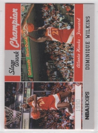 2011-12 Hoops - Slam Dunk Champion #05 - Dominique Wilkins - Atlanta Hawks