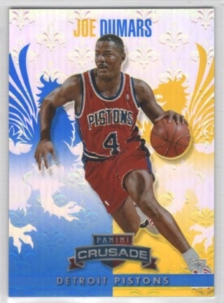 2013-14 Panini Crusade - Insert Blue #083 - Joe Dumars - Detroit Pistons