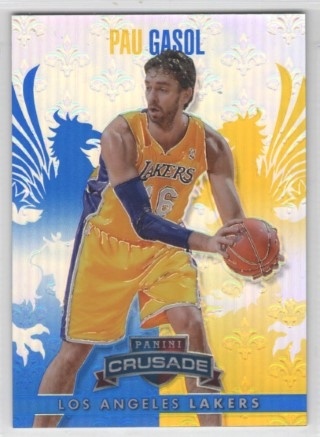 2013-14 Panini Crusade - Insert Blue #118 - Pau Gasol - LA Lakers