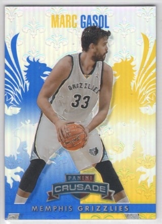 2013-14 Panini Crusade - Insert Blue #180 - Marc Gasol - Memphis Grizzlies