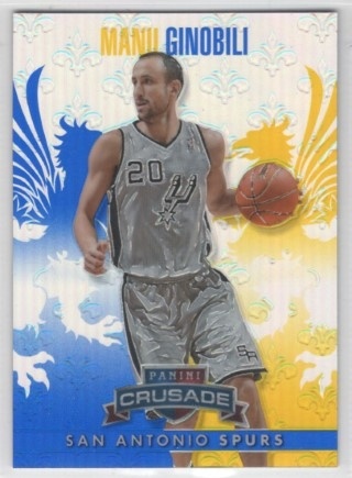 2013-14 Panini Crusade - Insert Blue #279 - Manu Ginobili - San Antonio Spurs