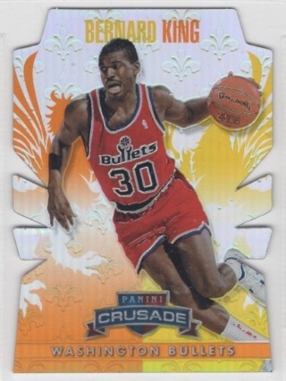 2013-14 Panini Crusade - Insert Orange Die Cut #243 - Bernard King SN99 - Washington Bullets