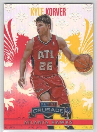 2013-14 Panini Crusade - Insert Red #049 - Kyle Korver SN349 - Atlanta Hawks