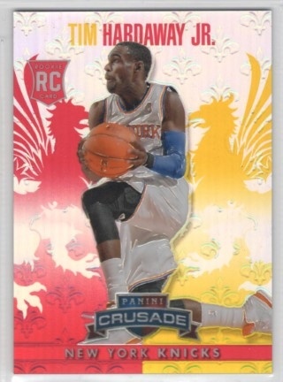 2013-14 Panini Crusade - Insert Red #091 - Tim Hardaway Jr. SN349 - New York Knicks