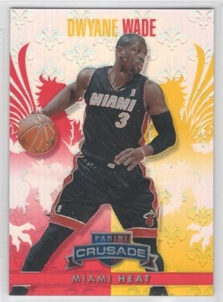2013-14 Panini Crusade - Insert Red #248 - Dwyane Wade SN349 - Miami Heat