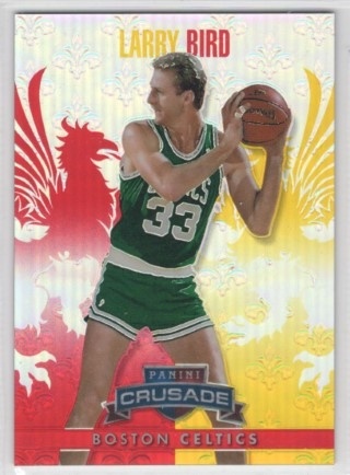 2013-14 Panini Crusade - Insert Red #291 - Larry Bird SN349 - Boston Celtics