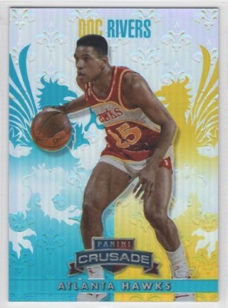 2013-14 Panini Crusade - Insert Teal #042 - Doc Rivers SN249 - Atlanta Hawks