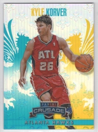2013-14 Panini Crusade - Insert Teal #049 - Kyle Korver SN249 - Atlanta Hawks