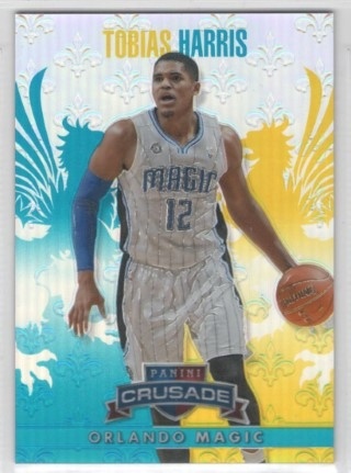 2013-14 Panini Crusade - Insert Teal #229 - Tobias Harris SN249 - Orlando Magic