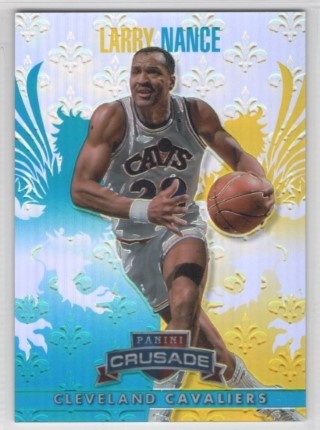 2013-14 Panini Crusade - Insert Teal #242 - Larry Nance SN249 - Cleveland Cavaliers