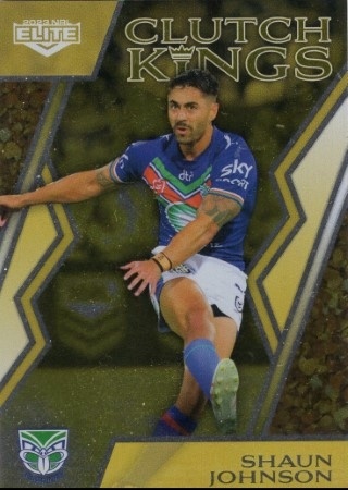 NRL - 2023 Elite - Clutch Kings #CK16 - Shaun Johnson - New Zealand Warriors