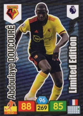 SOCCER - 2019-20 Panini Adrenalyn XL Premier League - Limited Edition #NNO - Abdoulaye Doucoure - Watford