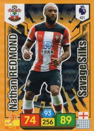 SOCCER - 2019-20 Panini Adrenalyn XL Premier League - #421 SAVAGE SKILLS - Nathan Redmond - Southampton