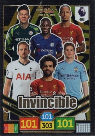 SOCCER - 2019-20 Panini Adrenalyn XL Premier League - #468 - Invincible