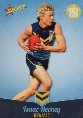 AFL - 2013 Select Future Force - #009 Isaac Heeney - Sydney Swans