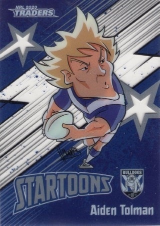 NRL - 2020 Traders - Startoons #ST03 - Aiden Tolman - Canterbury Bulldogs