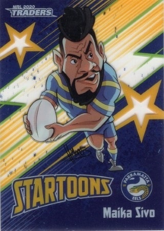 NRL - 2020 Traders - Startoons #ST11 - Maika Sivo - Parramatta Eels