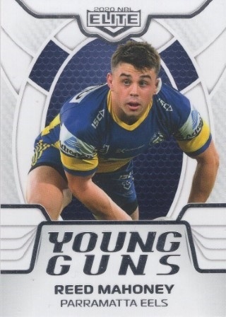 NRL - 2020 Elite - Young Guns #YG19 - Reed Mahoney PR188 - Parramatta Eels