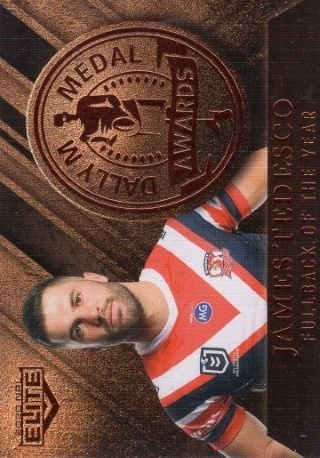 NRL - 2020 Elite - Dally M #DM02 - James Tedesco - Sydney Roosters