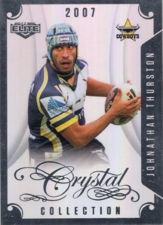 NRL - 2017 Elite - Crystal Collection #CC21 - Johnathan Thurston - North Queensland Cowboys
