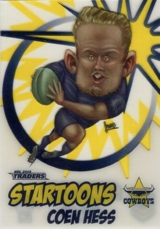 NRL - 2018 Traders - Startoons #ST10 - Coen Hess - North Queensland Cowboys