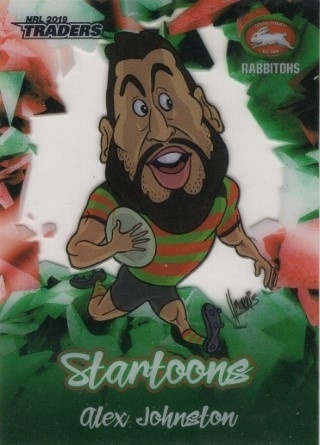 NRL - 2019 Traders - Startoons #ST13 - Alex Johnston - South Sydney Rabbitohs