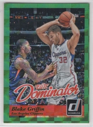 2014-15 Donruss - Elite Dominators #29 - Blake Griffin SN999 - LA Clippers