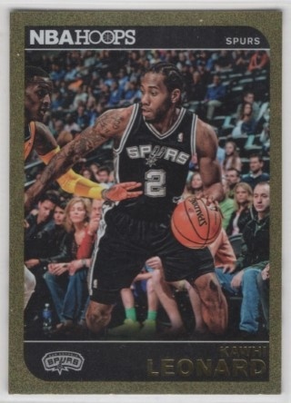 2014-15 Hoops - Gold #078 - Kawhi Leonard - San Antonio Spurs