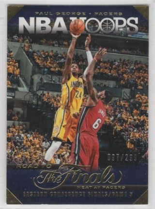 2014-15 Hoops - Road to the Finals #77 - Paul George SN299 - Indiana Pacers