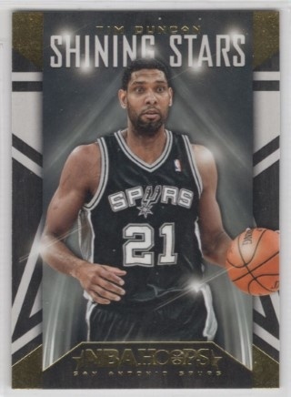 2014-15 Hoops - Shining Stars #15 - Tim Duncan - San Antonio Spurs