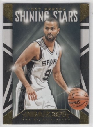 2014-15 Hoops - Shining Stars #17 - Tony Parker - San Antonio Spurs