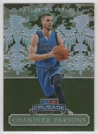 2014-15 Panini Excalibur - Crusade Camouflage #114 - Chandler Parsons - Dallas Mavericks