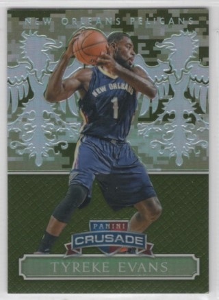 2014-15 Panini Excalibur - Crusade Camouflage #116 - Tyreke Evans - New Orleans Pelicans