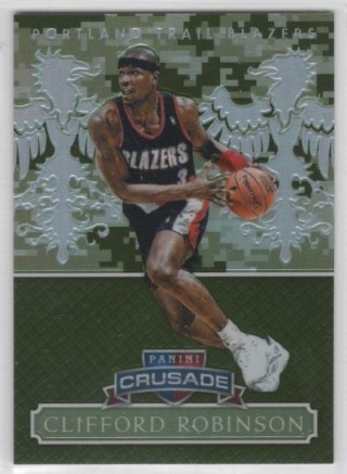 2014-15 Panini Excalibur - Crusade Camouflage #137 - Clifford Robinson - Portland Trail Blazers