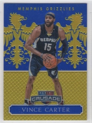 2014-15 Panini Excalibur - Crusade Blue #034 - Vince Carter SN149 - Memphis Grizzlies