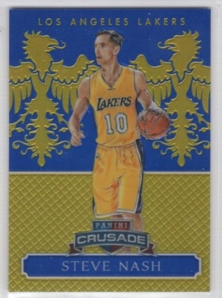 2014-15 Panini Excalibur - Crusade Blue #050 - Steve Nash SN149 - LA Lakers