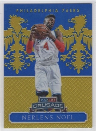 2014-15 Panini Excalibur - Crusade Blue #117 - Nerlens Noel SN149 - Philadelphia 76ers