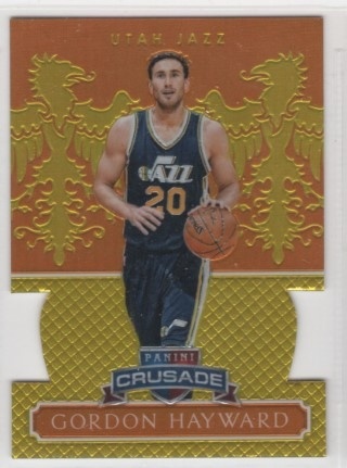 2014-15 Panini Excalibur - Crusade Orange #061 - Gordan Hayward SN60 - Utah Jazz